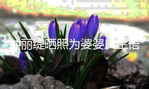 婆婆女儿庆生亲昵语气罕见 大缇晒钟丽照为出镜